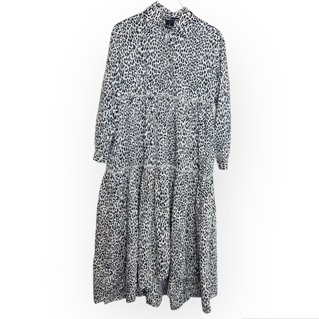 Pinko Animal Print Dress Size Us 2